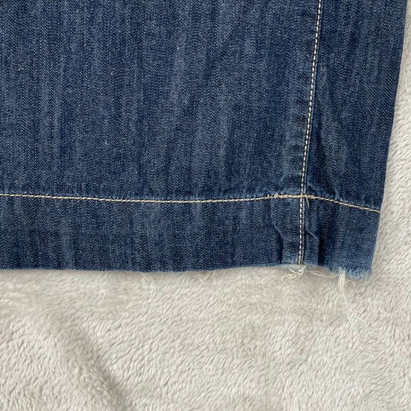 Tommy Hilfiger Woman's Denim Trouser Jeans Size 8 Straight-Leg Blue Cotton Blend - Picture 15 of 16